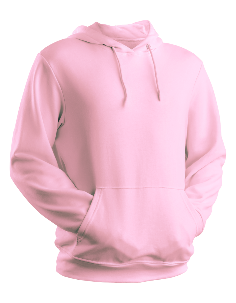 Dusty Rose Solid Hoodie Anime - Thread Wair