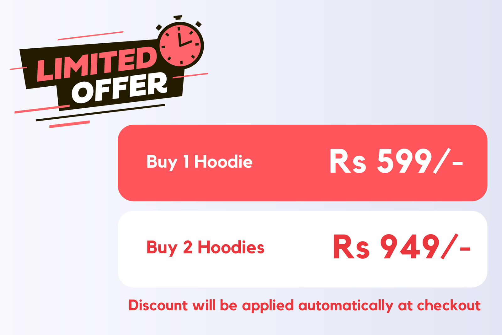 Solid Hoodies Category Promotion