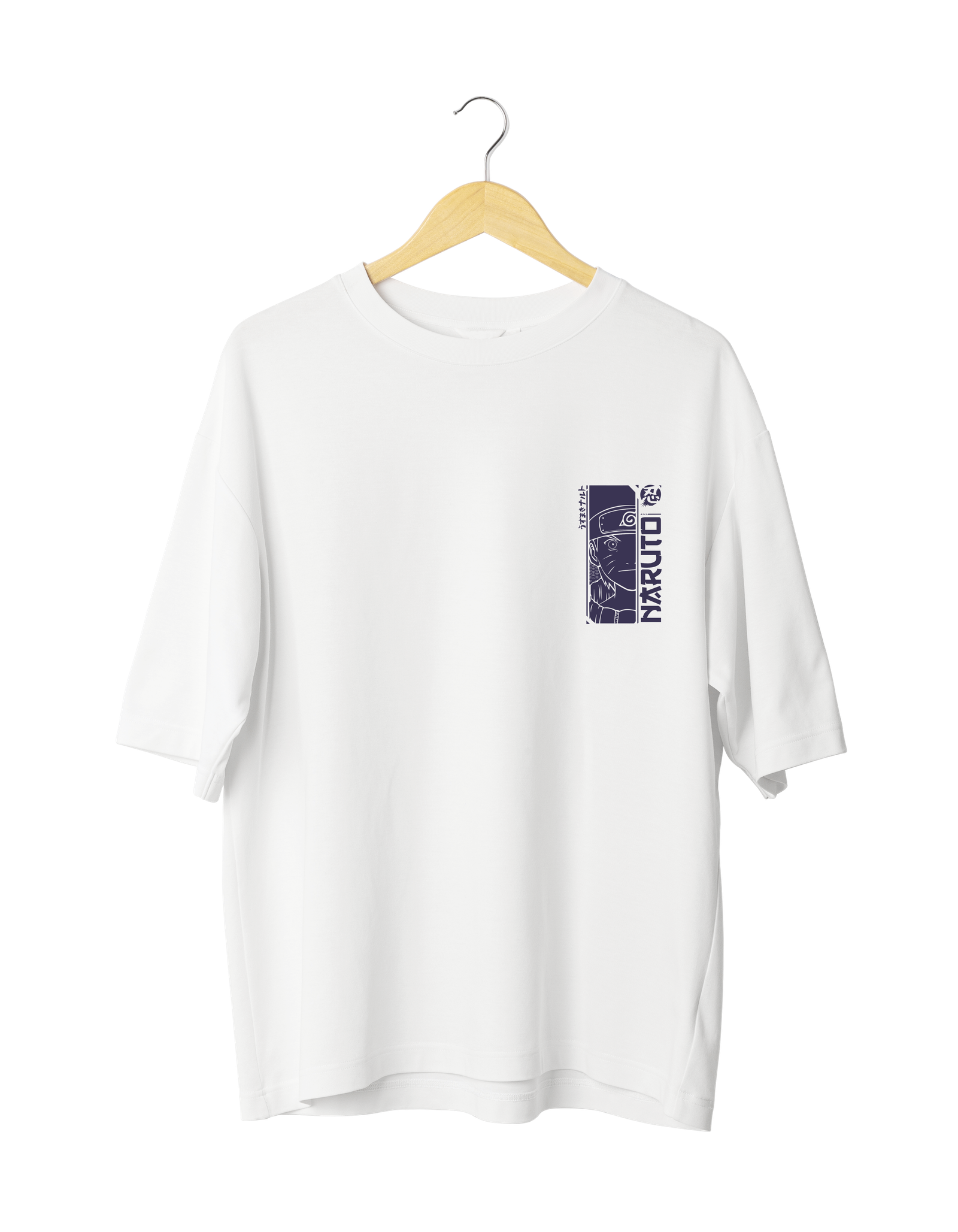 Naruto Legacy White T-Shirt (Oversized)