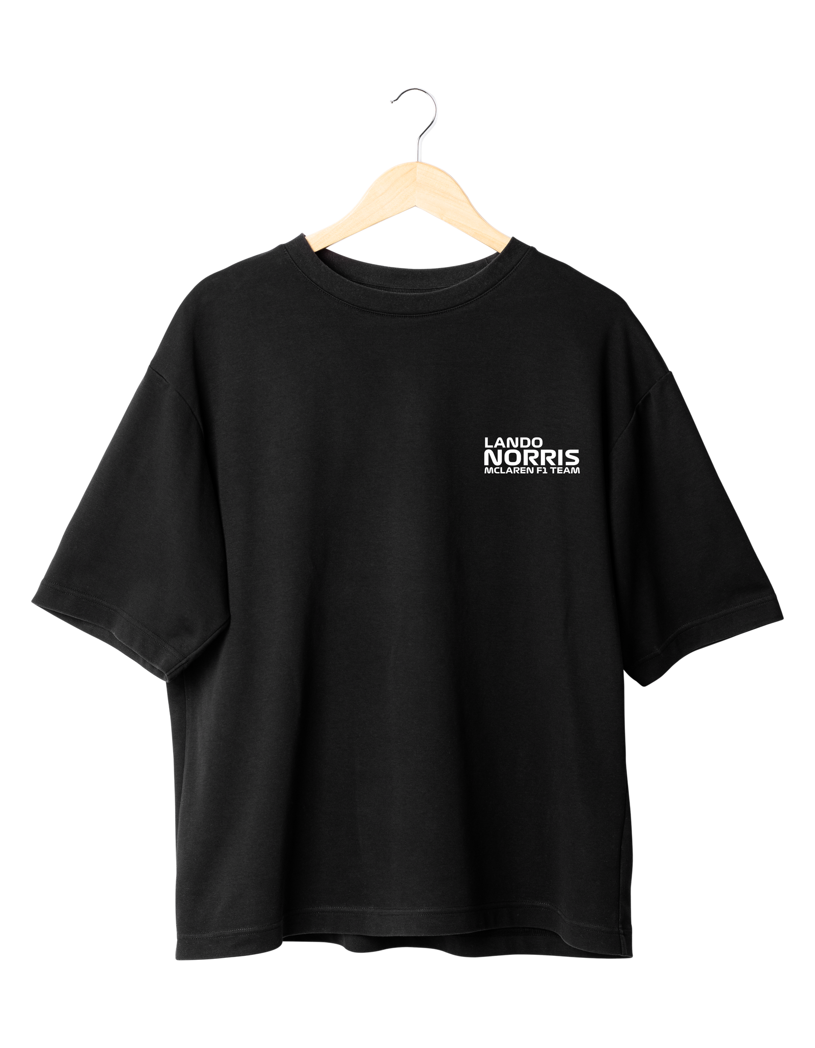 Lando Norris McLaren F1 T-Shirt with racing car and motorsport graphics