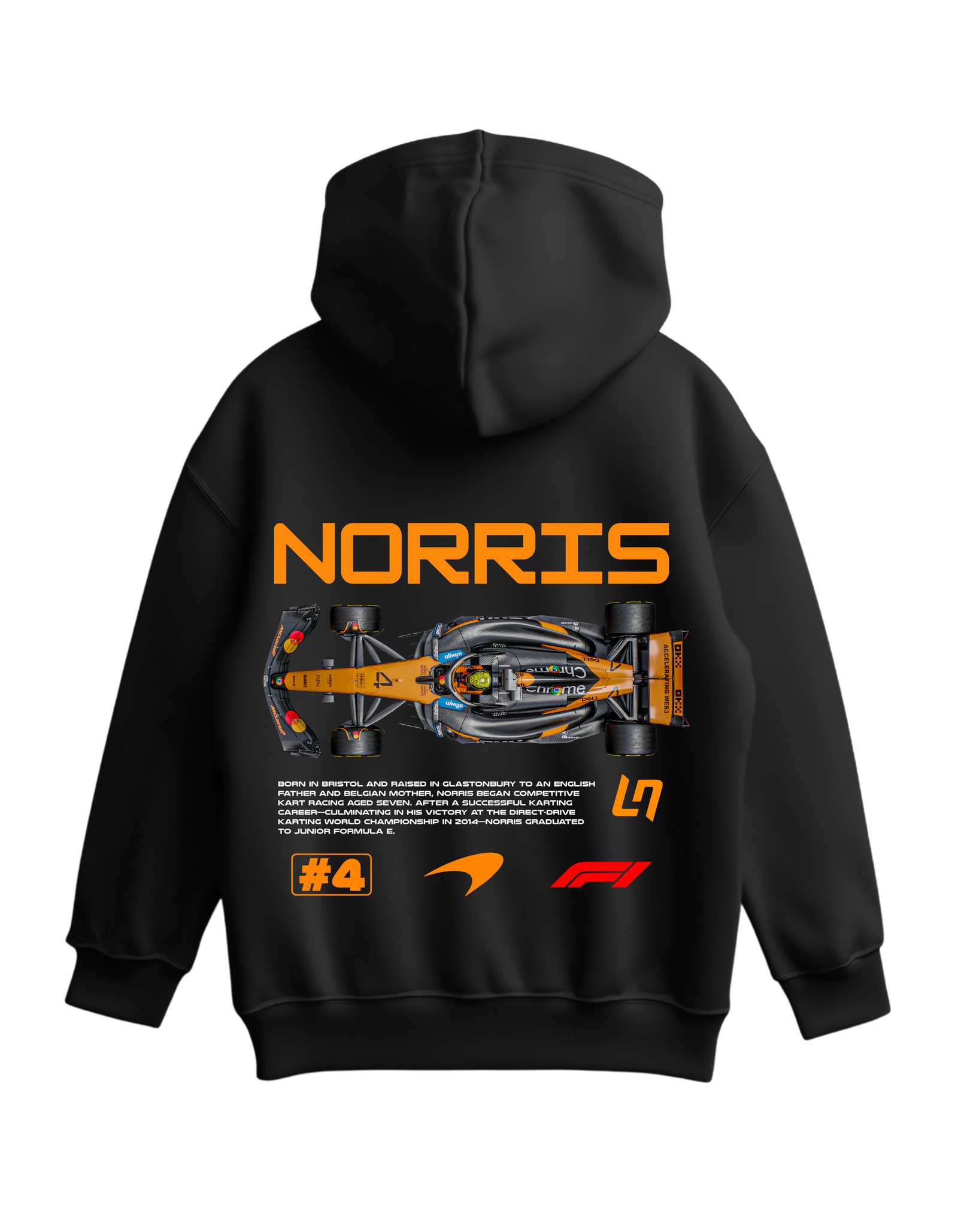 Lando Norris F1 Oversized Hoodie Lando Norris F1 Oversized Hoodie