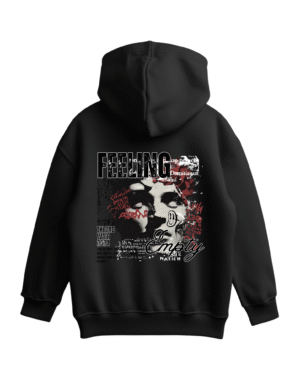 Astronaut Oversized Hoodie - Back (1) Silent Chaos Hoodie - Oversized Fit