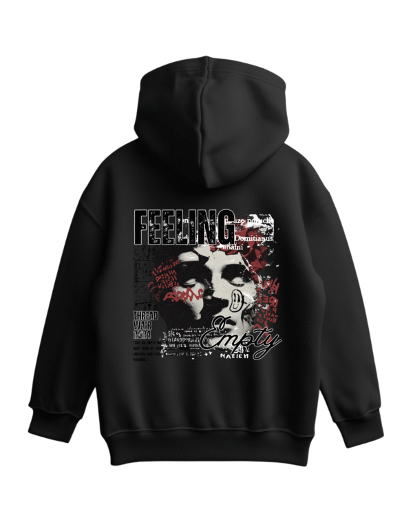 Astronaut Oversized Hoodie - Back (1) Silent Chaos Hoodie - Oversized Fit