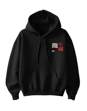 Astronaut Oversized Hoodie - Front (2) Piercing Vision- Oversized Fit Hoodie