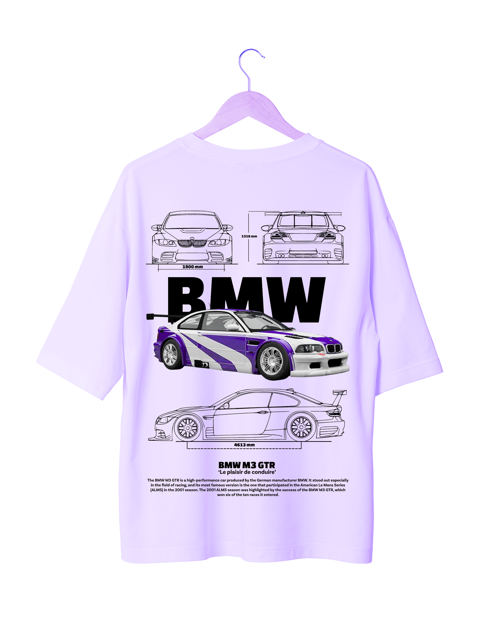BMW M3 GTR Lavender (Oversized)