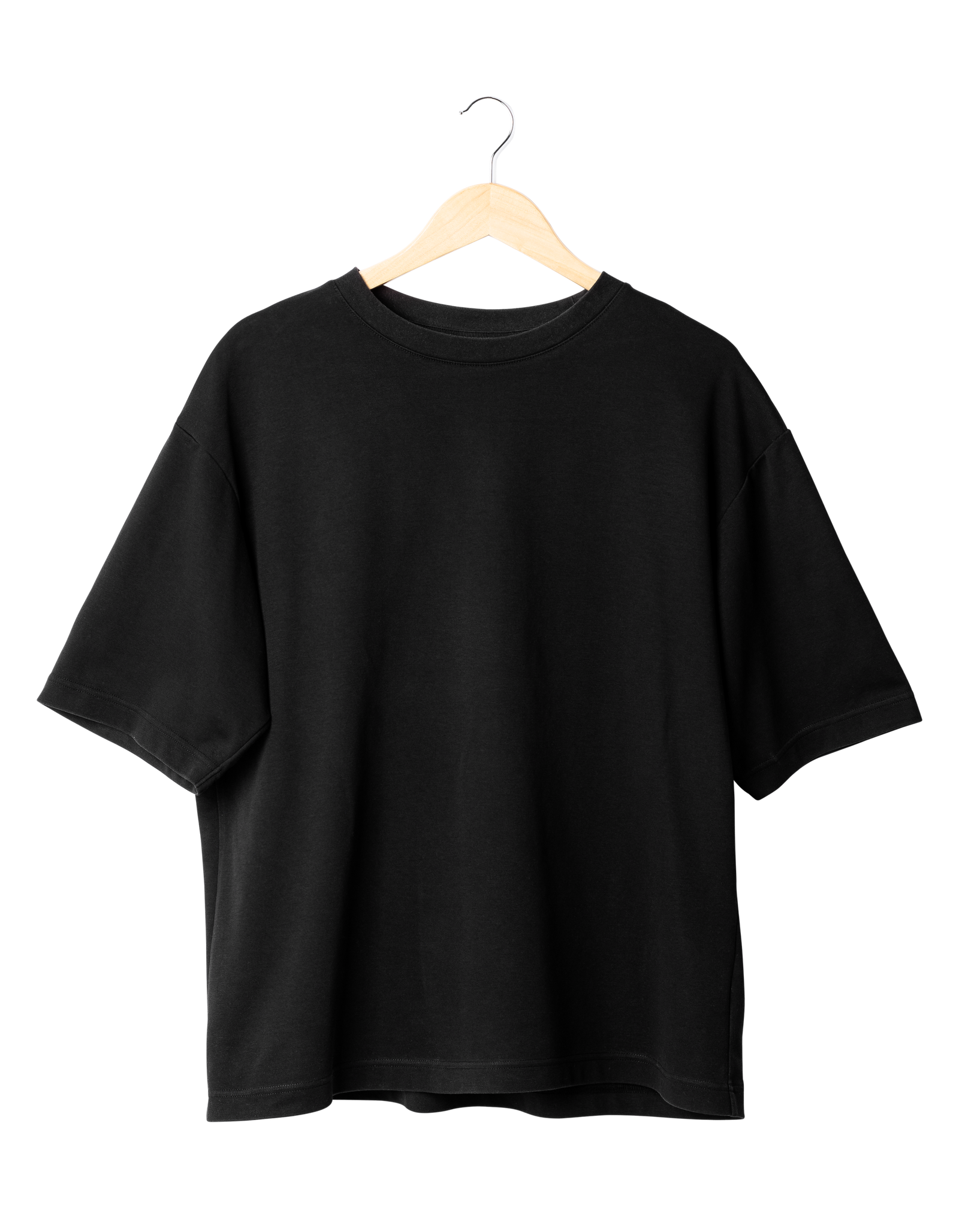 Black Solid T-Shirt (Front) Black Solid T-Shirt (Front)