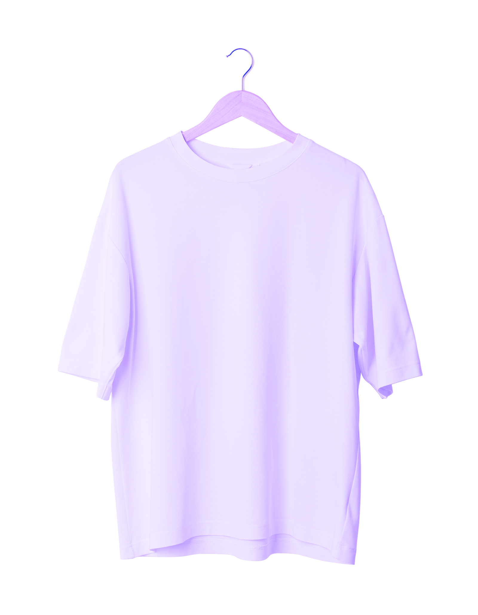 Lavender Solid T-Shirt (Front) Lavender Solid T-Shirt (Front)