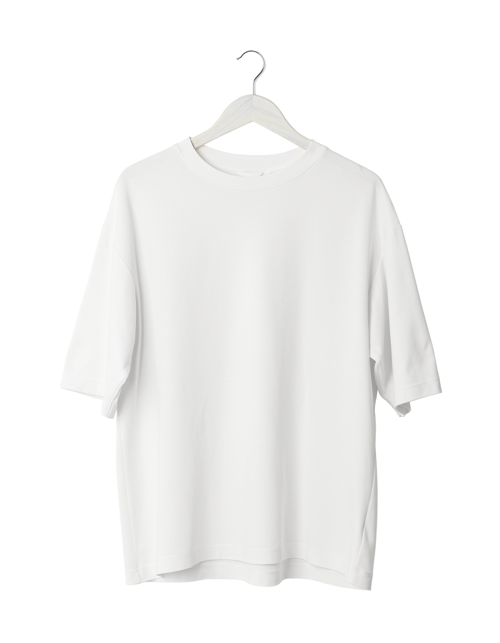 White Solid T-Shirt (Front)