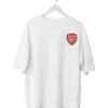 White Red Bold Minimalist Sale Poster (6) Arsenal Football Club T-Shirt BLACK | OVERSIZED
