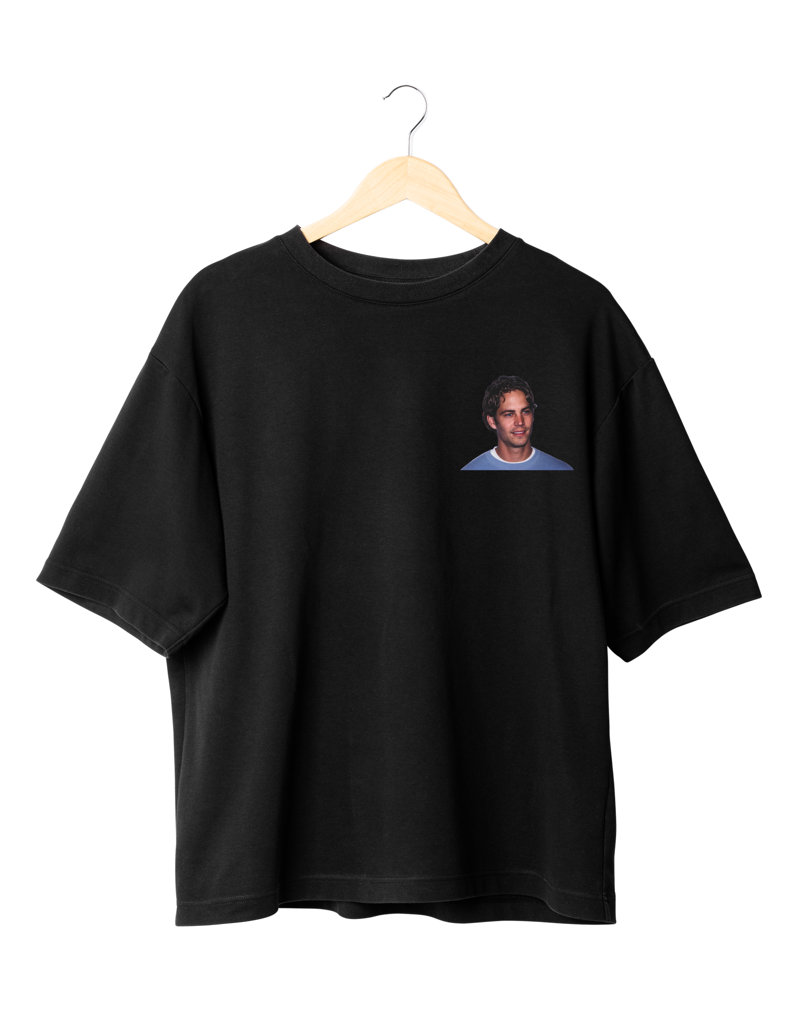 Paul Walker Fast & Furious Graphic T-Shirt Black (Oversized)