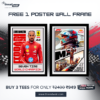 Formula 1 Free Poster 3 Tees