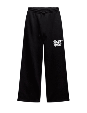Unisex Straight Fit Baggy Lower Black (Oversized)