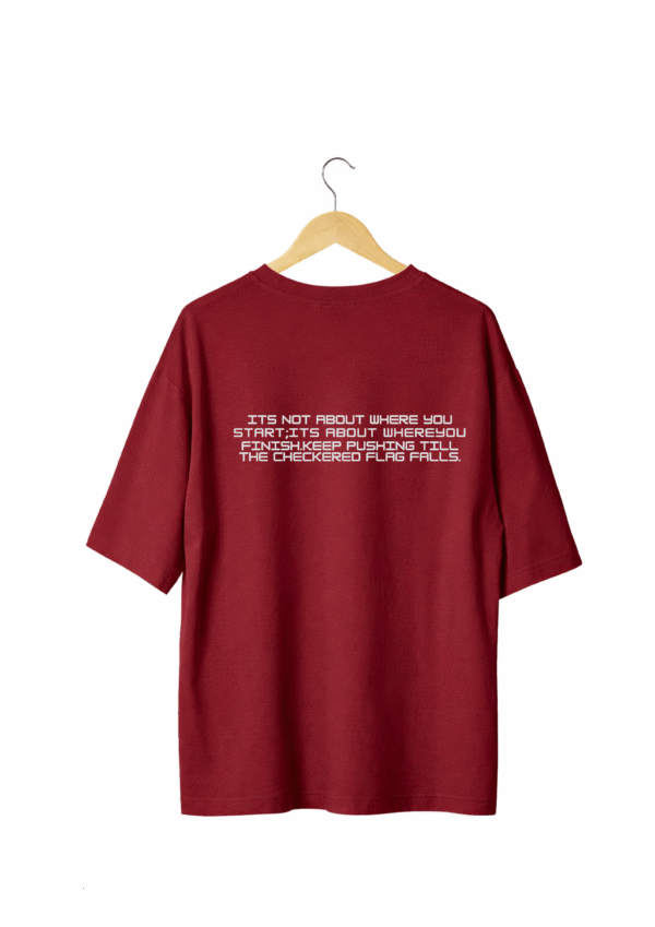 Max Verstappen Checkered Mindset (Oversized)