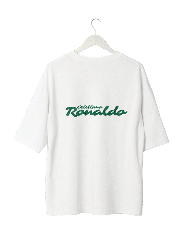 football (7) Cristiano Ronaldo T-Shirt WHITE (OVERSIZED)