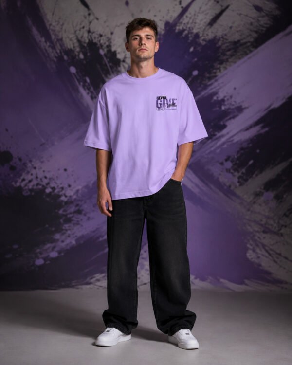 Never Give Up Tee (Oversized) front Never Give Up Tee (Oversized) front view worn by model