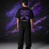 Diversity T-Shirt BLACK (OVERSIZED) side view worn by model