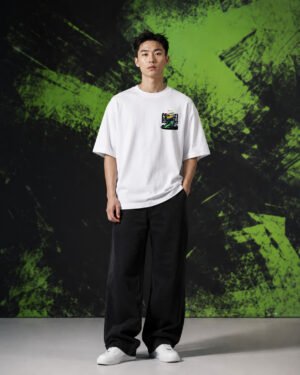 Gabriel Bortoleto F1 Kick Portrait (Oversized) front view worn by model
