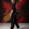 Charles Leclerc Victory Red Ferrari (Oversized) side Charles Leclerc Victory Red Ferrari (Oversized) side view worn by model