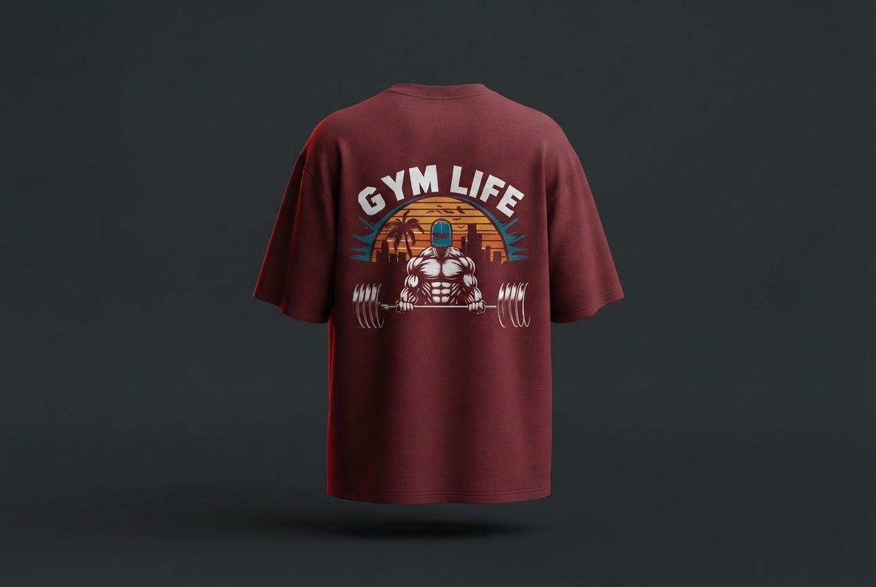 1% Better Everyday T-Shirt Black (Oversized)