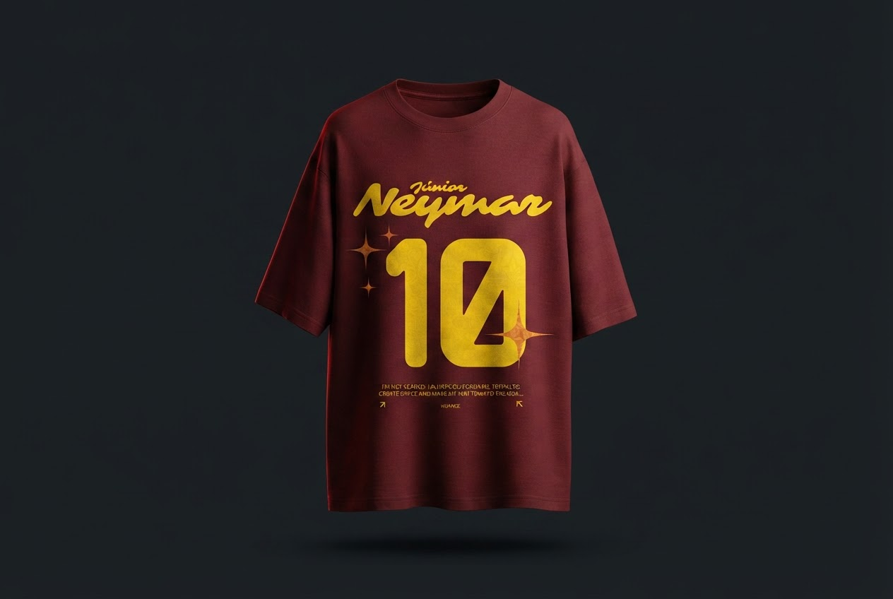 Cristiano Ronaldo T-Shirt WHITE  (OVERSIZED)