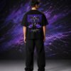 Diversity T-Shirt BLACK (OVERSIZED) back print worn by model