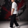 All I Need Is Love (But) Money (OVERSIZED) side All I Need Is Love (But) Money (OVERSIZED) side view worn by model