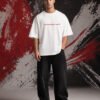 Drake-inspired Graphic T-Shirt (Oversized) front view worn by model